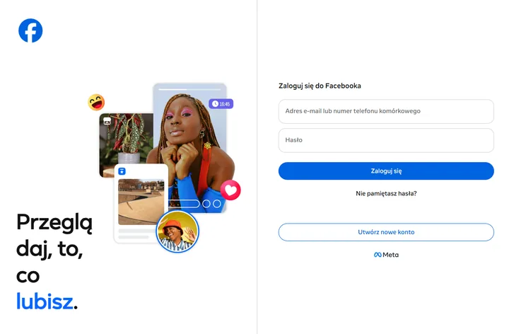 Strona główna Facebooka
