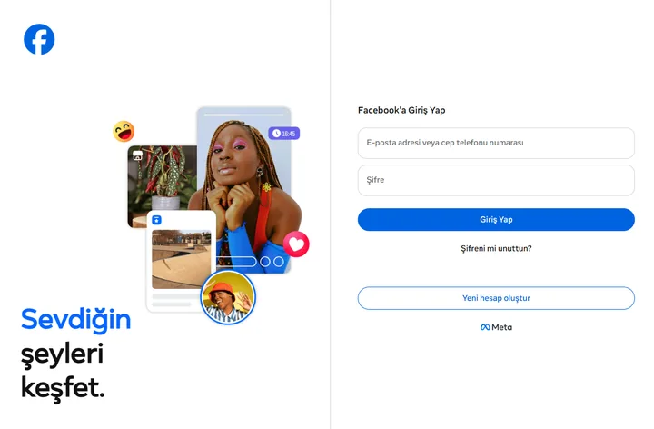 Facebook ana sayfası