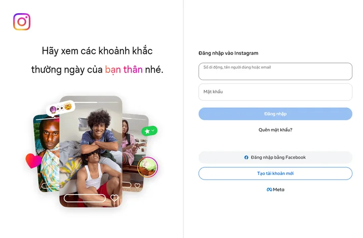 Trang chủ Instagram
